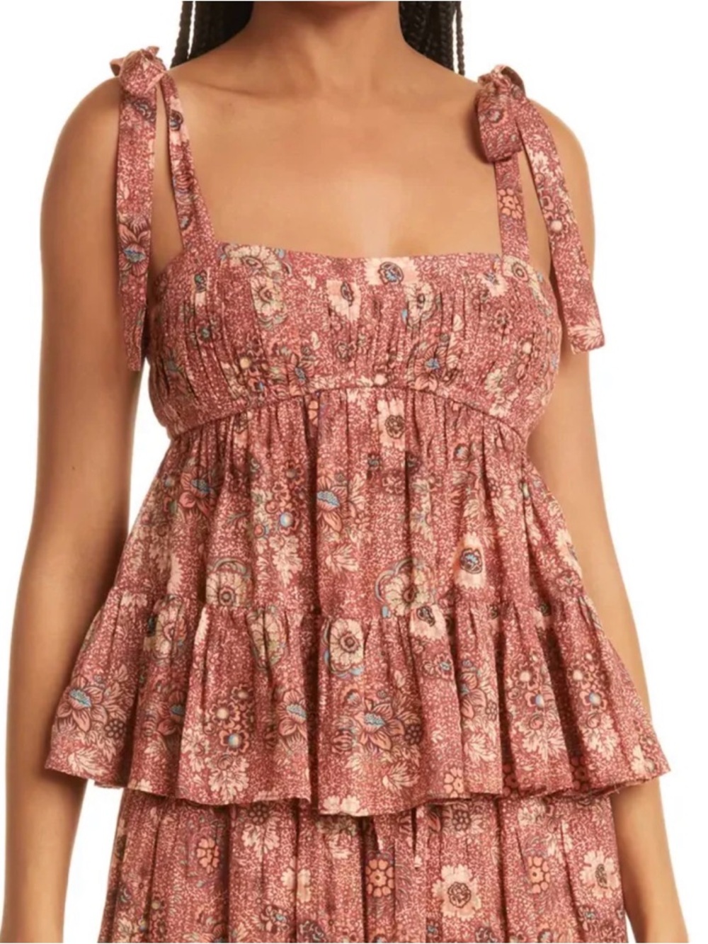 Ulla Johnson Syma Tie Shoulder Tank